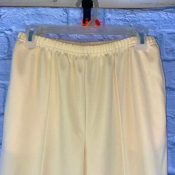 Blair pull on capris w/elastic waistband yellow sz 10 petite - Picture 3 of 5